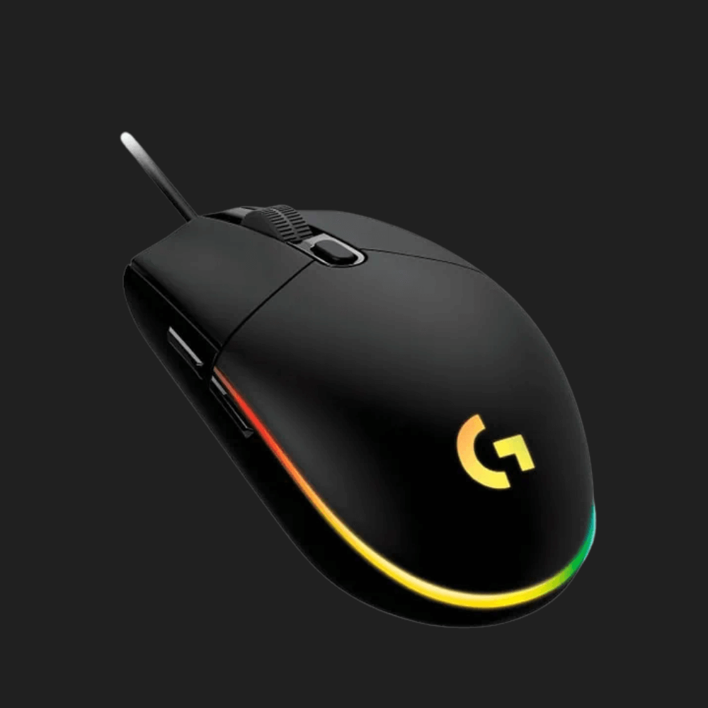 Mouse alámbrico Gamers Logitech G203 RGB LIGHTSYNC Negro