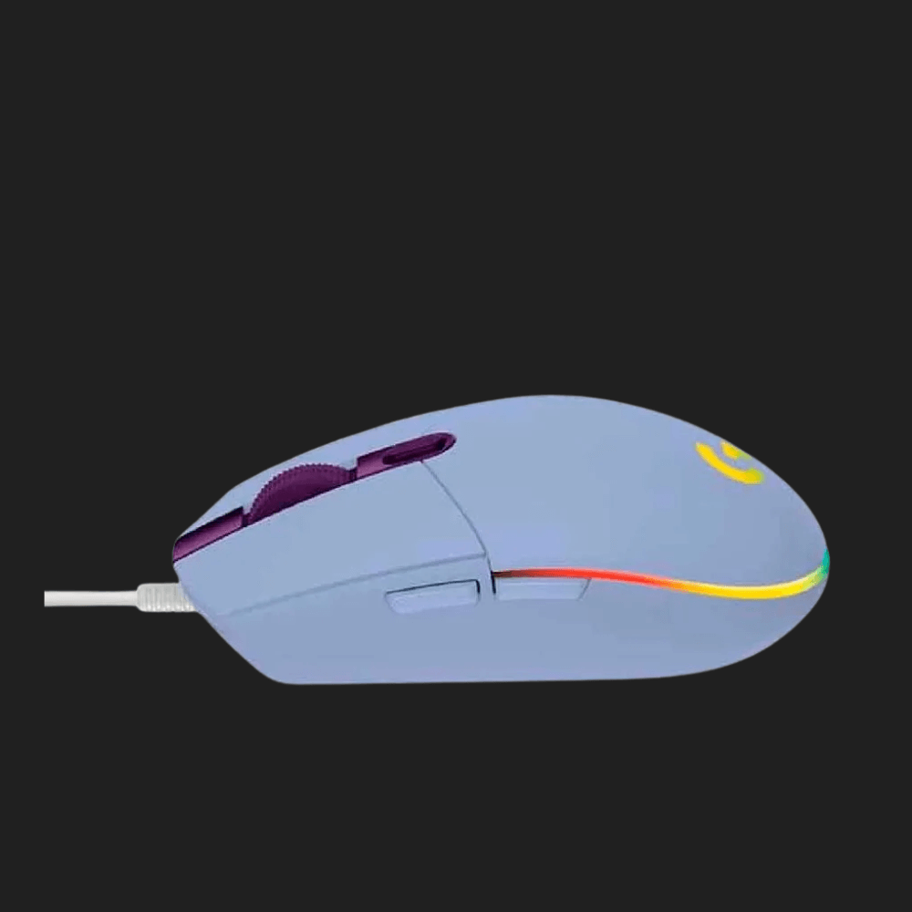 Mouse alámbrico Gamers Logitech G203 RGB LIGHTSYNC Lila