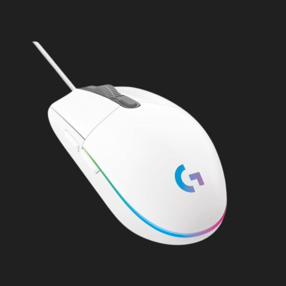 Mouse alámbrico Gamers Logitech G203 RGB LIGHTSYNC Blanco